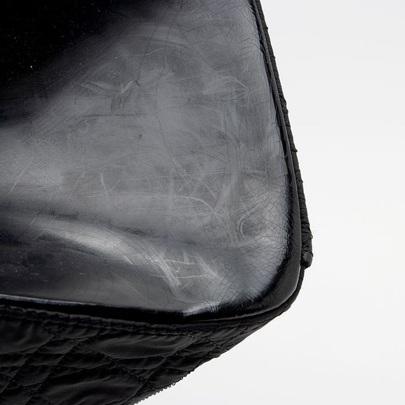 Dior Vintage Nylon Lady Dior Fold Over Large Satchel - Picture 12 of 15